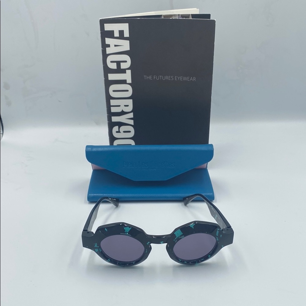 Factory900 Black and Blue Sunglasses